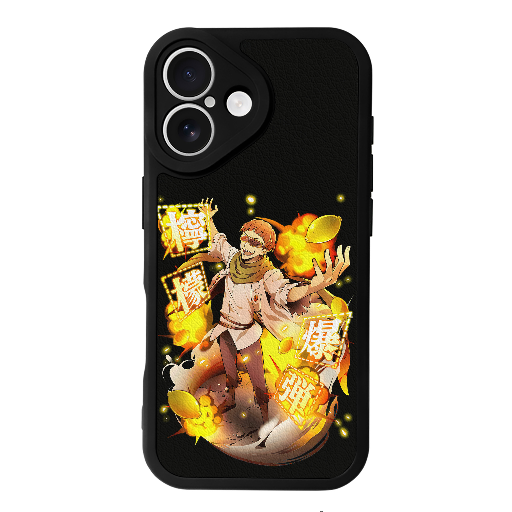 （画像用） 文豪ストレイドッグス Bungo Stray Dogs 【iPhone 16シリーズ対応】シリコンスマホケース（レザー調） 材質：シリコン